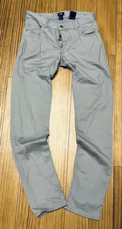 H&M メンズ スキニーパンツ グレー 古着
