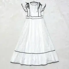 AnMILLE アンミール オフショルTPxヘムレイヤードSK セットアップ 白
