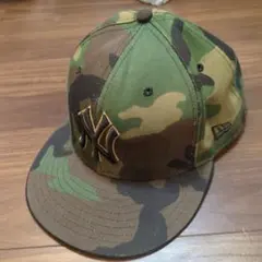 NEWERA ニューヨークヤンキース カモフラ 迷彩キャップ