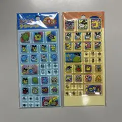 本日発送★2枚★タイルシール たまごっち セブンイレブン