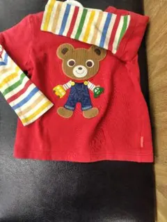 ミキハウス プッチー君 長袖Tシャツ 90cm