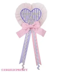 Angelic Pretty MELODY TOYSハートワッペンブローチのサムネイル