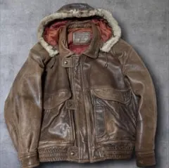 90s vintage n-2b A-2 レザー フライトジャケット 2way