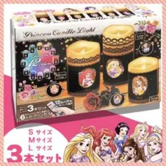 非売品　ディズニー　プリンセス　キャンドルライト３Ｐセット　Ｖｅｒ．２