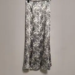 SNIDEL サテンナロースカート