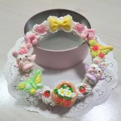 ☆ホイップデコ☆ケーキみたいなゆめかわまん丸小物ケース♪