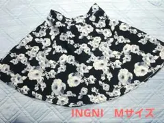 INGNI　花柄フレアースカート　Mサイズ