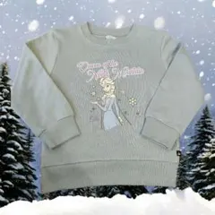 アナ雪　トレーナー　裏起毛　新品　120　エルサ