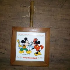 東京ディズニーランド タイル壁掛け 鍋敷き ビンテージ - メルカリ