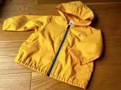 【新品同様】プチバトー74cm ウインドブレーカー イエローアウトドア お出かけ