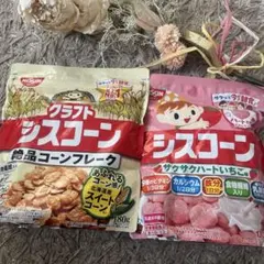 日清シスコ シスコーン サクサクハートいちご味　絶品コンフレークのサムネイル