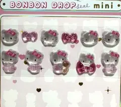 ボンボンドロップシール　キティ　ピンク　ミニ　正規品　mini サンリオ