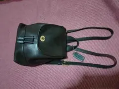 黒 レザー リュック コーチ