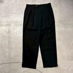 90s ペリーエリス スリータックスラックス　ブラックW32L30のサムネイル