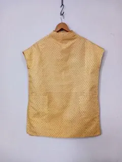 紬の着物リメイクプルオーバー