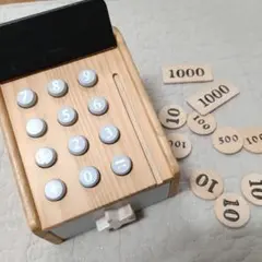 木製　レジスター　おもちゃ ままごと