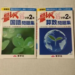 最レベ 小学2年 国語・算数問題集セット