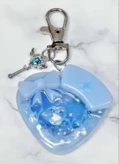 水色ハートシェイカーキーホルダーBタイプのサムネイル