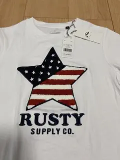 RUSTY アメリカ国旗デザイン Tシャツ 150 新品のサムネイル