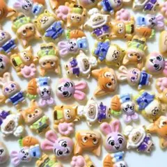 ズートピアネイルパーツ30個