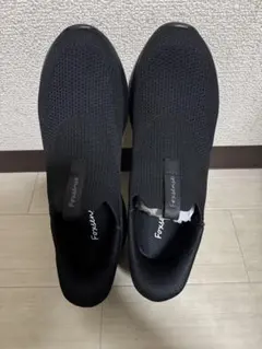 未使用品　スニーカー 立ったままスッと履けるメンズ 軽量25.0cm