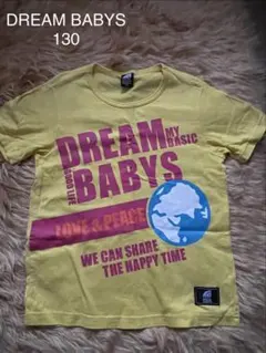 ◎ DREAM BABYS ドリームベイビーズ　Tシャツ 半袖　イエロー 130のサムネイル