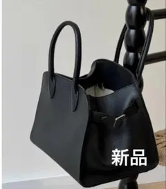 新品LILIRenaトートバッグ　ブラック　レザー バッグ　黒