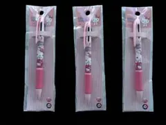 新品⭐︎未使用品　ハローキティ 3色タイプボールペン 0.7mm 3本セット