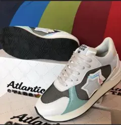 Atlantic Stars ケミカルホワイト/ターコイズ シューズ