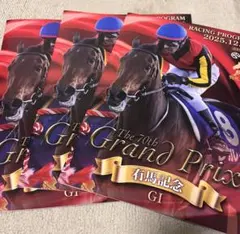 有馬記念レーシングプログラム×3