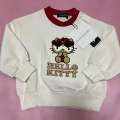 【新品】90 ハローキティ トレーナー 起毛　日焼けキティ　ギャル