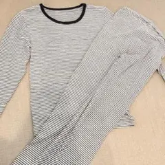 西松屋 ボーダー柄 ルームウェア 長袖パジャマセット 130cm