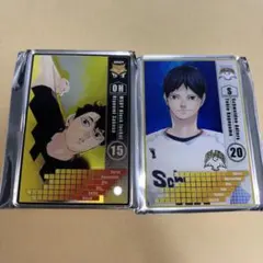 ハイキュー　ステータスカードコレクション　影山飛雄　佐久早聖臣