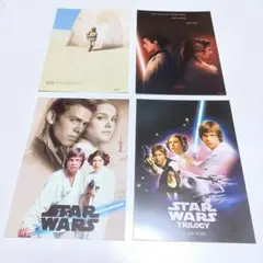 スターウォーズ ポストカード 4枚セット
