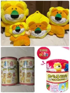 新品　たべっ子どうぶつ ライオン ショルダー バッグ がま口 BIG ぬいぐるみ