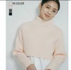 ハイネックニット