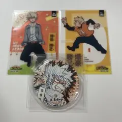 僕のヒーローアカデミア 爆豪勝己 クリアカード 缶バッジ