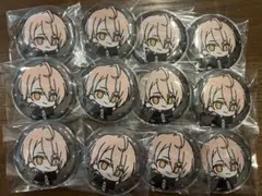 カラフルピーチ　刺繍缶バッジ 12個セット　うり