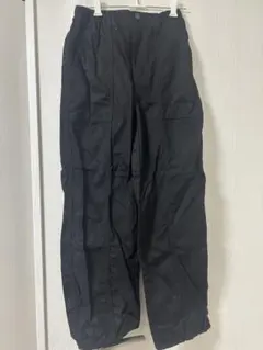 GU コクーンジョガープルオンパンツ ブラック