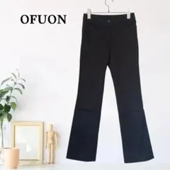 zC515【S】ofuon パンツ ポケット付き ロング丈 ウエストボタンのサムネイル