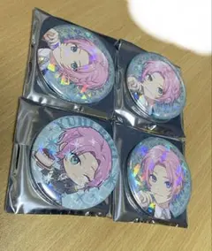 夕陽リリ　ハピトリクリスマス　缶バッジ