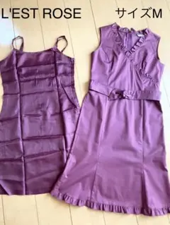 L'EST ROSE ひざ丈ワンピース