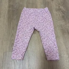 即日配送　ユニクロパンツ　80センチ　花柄