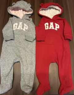gap クマ耳 ロンパース 3Ｍ～6Ｍ 2着セット