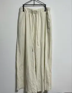 トゥモローランド　ワイドパンツ　ホワイト　Lサイズ