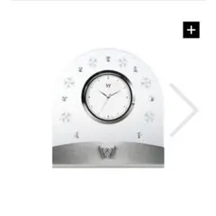 WEDGWOOD クリスタル置時計　プシュケ クリア クロック