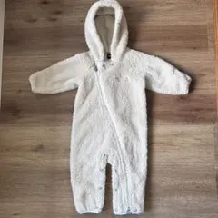 【値下げ】the Northface ベビーボアロンパース　ベージュ