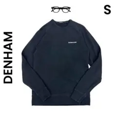 【DENHAM】デンハム ロゴ トレーナー S 黒