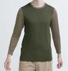 ヒートテッククルーネックT/9部袖