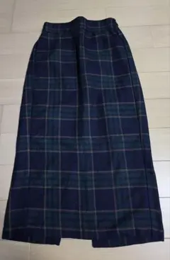 GU チェック タイトスカートSS